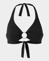 Melissa Odabash Brussels Core Bikini Top In Black