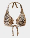 Melissa Odabash Brussels Leopard Bikini Top In Cheetah