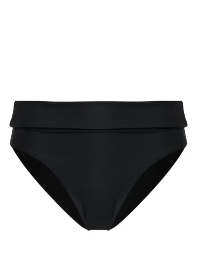 Melissa Odabash Brussels Logo-tag Bikini Bottoms In Schwarz