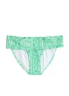 Melissa Odabash Brussels Printed Bikini Briefs In Green