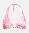 Melissa Odabash Bedrucktes Bikini-oberteil Brussels In Orchid