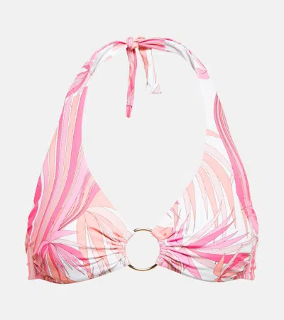 Melissa Odabash Bedrucktes Bikini-oberteil Brussels In Orchid