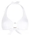 Melissa Odabash Brussels Ring-detail Bikini Top In White