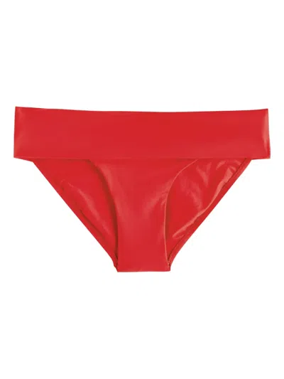 Melissa Odabash Brussels Rollover Bikini Bottoms In Red