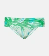 Melissa Odabash Brussels Ruched Bikini Bottoms In Rainforest