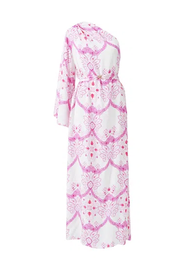 Melissa Odabash Calista Florian Pink Dress