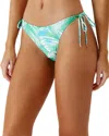 Melissa Odabash Canary Floral Bikini Bottoms In Green