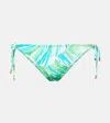 Melissa Odabash Canary Floral Bikini Bottoms In Blue