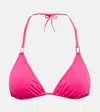 Melissa Odabash Cancun Halterneck Bikini Top In Fuchsia