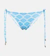 Melissa Odabash Cancun Printed Bikini Bottoms In Diamond