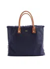 Melissa Odabash Cap Ferrat Bag Navy Tan