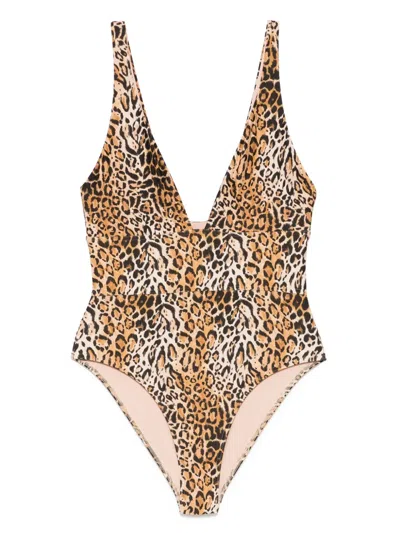 Melissa Odabash Caribbean Swimsuit In Brown