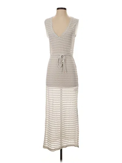 Pre-owned Melissa Odabash Casual Dress In Gray