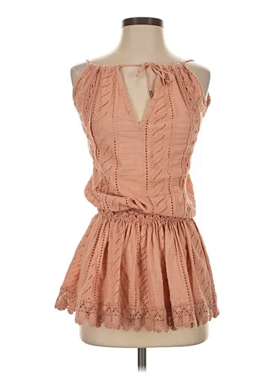 Pre-owned Melissa Odabash Casual Dress In Tan
