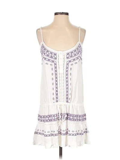 Pre-owned Melissa Odabash Casual Dress In White