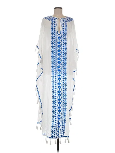 Pre-owned Melissa Odabash Casual Dress In White