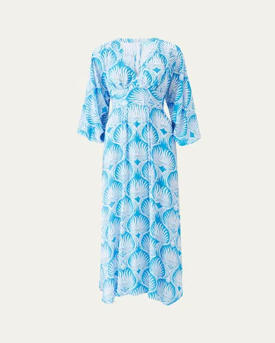 Melissa Odabash Cecilia Maxi Dress Coverup In Lotus