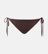 Melissa Odabash Chain-details Bikini Bottoms In Brown