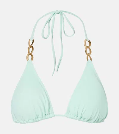 Melissa Odabash Chain-detail Bikini Top In Green
