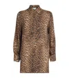 Melissa Odabash Cheetah Print Paige Shirt In Animal Print