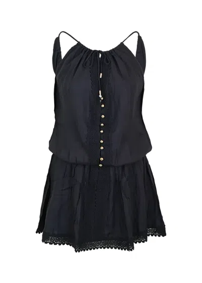 Melissa Odabash Chelsea Short Dress Black