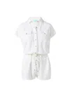 Melissa Odabash Cheryl White Romper In White