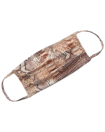 Melissa Odabash Cloth Face Mask In Brown