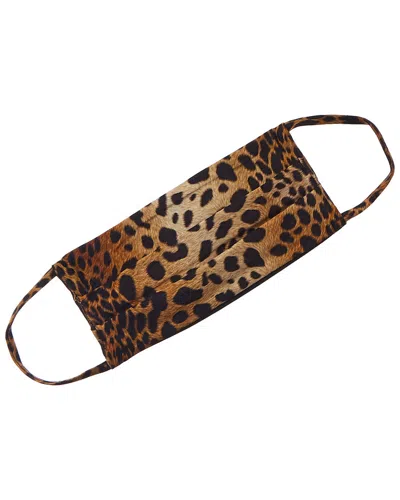 Melissa Odabash Cloth Face Mask In Brown