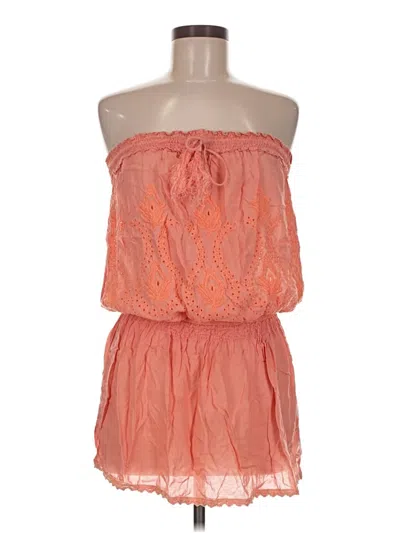 Pre-owned Melissa Odabash Cocktail Dress In Orange
