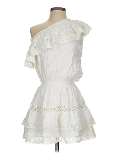 Pre-owned Melissa Odabash Cocktail Dress In White