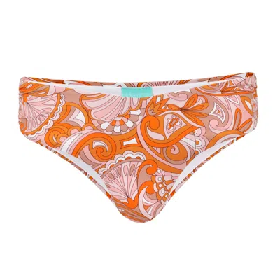 Melissa Odabash Colombia Bikini Bottom Mirage Orange In Multi