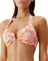 Melissa Odabash Colombia Bikini Top In Orange