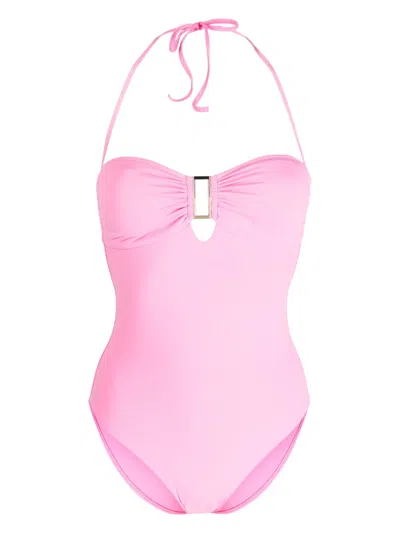 Melissa Odabash Como Bandeau Swimsuit In Pink