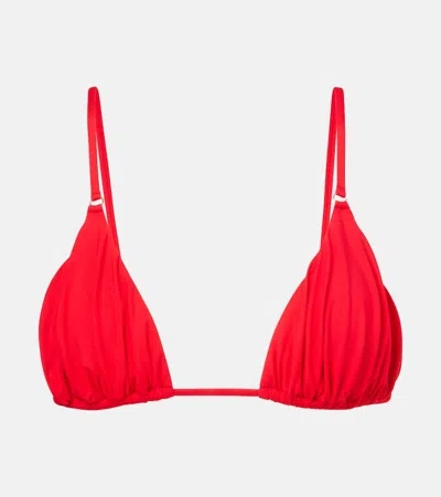 Melissa Odabash Corvo Bikini Top In Red