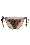 Melissa Odabash Costa Bikini Bottom Cheetah In Brown