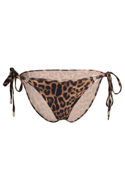 Melissa Odabash Costa Bikini Bottom Cheetah In Brown