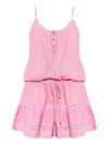 Melissa Odabash Cotton Mini Dress In Pink