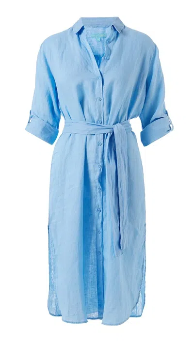 Melissa Odabash Dania Midi Dress Blue