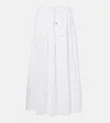 Melissa Odabash Danielle Cotton Maxi Skirt In White