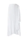 Melissa Odabash Danni Long Skirt White In White