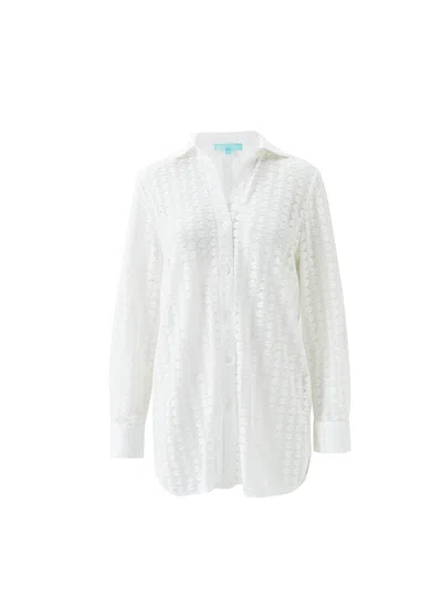 Melissa Odabash Daria White Shirt