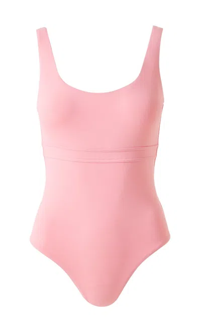 Melissa Odabash Designer One Piece Swimsuit In Pink