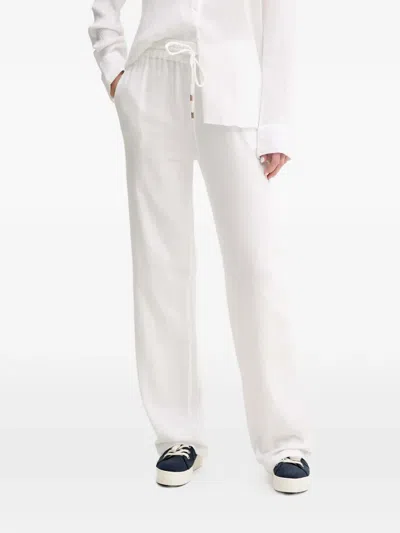 Melissa Odabash Drawstring Trousers In White