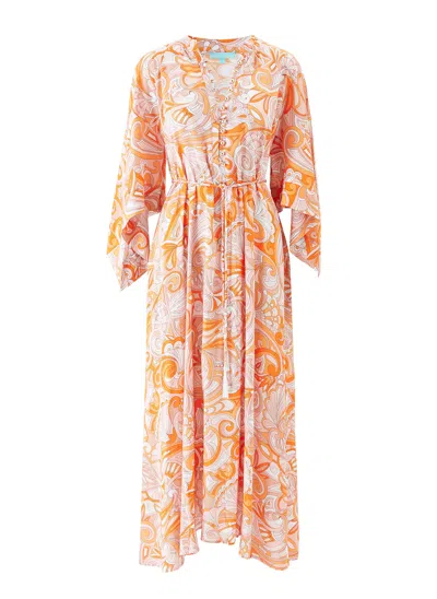 Melissa Odabash Edith Kaftan Mirage Orange