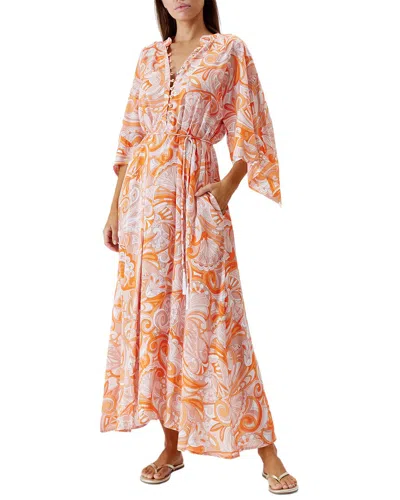 Melissa Odabash Edith Maxi Dress In Brown