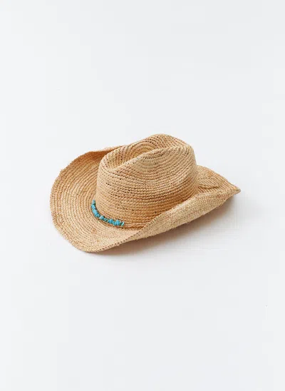 Melissa Odabash Elle Natural Hat In Multi