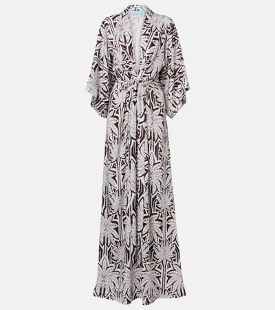 Melissa Odabash Eloise Printed Maxi Dress In Multi