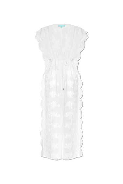 Melissa Odabash Talitha Beach Dress In White