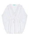 Melissa Odabash Embroidered Lace Trim Cover-up
