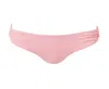 Melissa Odabash Evita Blush Ribbed Bikini Bottom In Pink